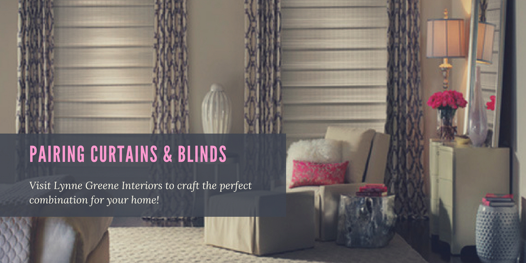 Tips on Pairing Blinds with Curtains Lynne Greene Interiors Hunter