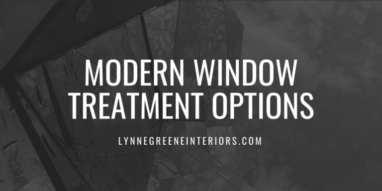 Modern Window Treatment Options