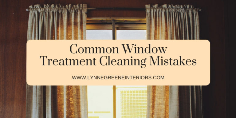 Common Window Treatment Cleaning Mistakes