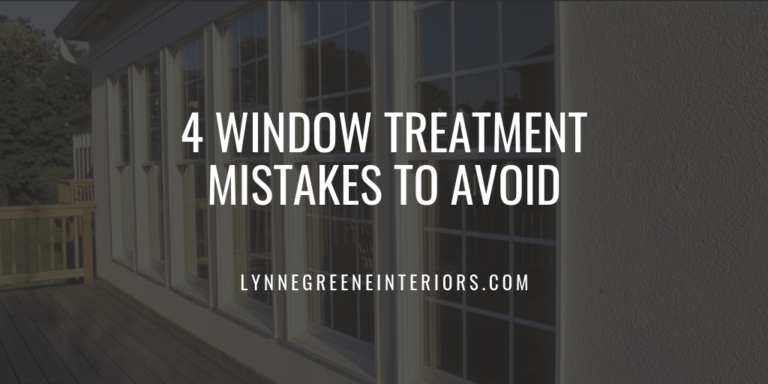 Common Window Treatment Mistakes