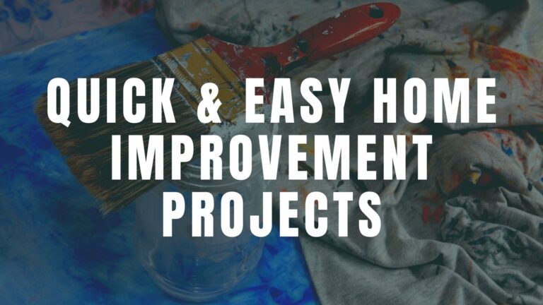 5 Easy Home Improvement Projects