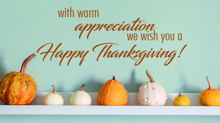 Happy Thanksgiving From The Lynne Greene Interior’s Family to Yours